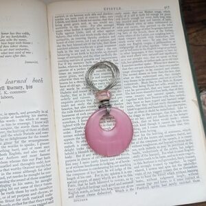 Pink Pendant Keychain